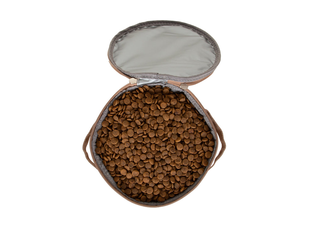 Wau-Krümel Futtersack - hier bleiben Futter und Leckerlis lange frisch 