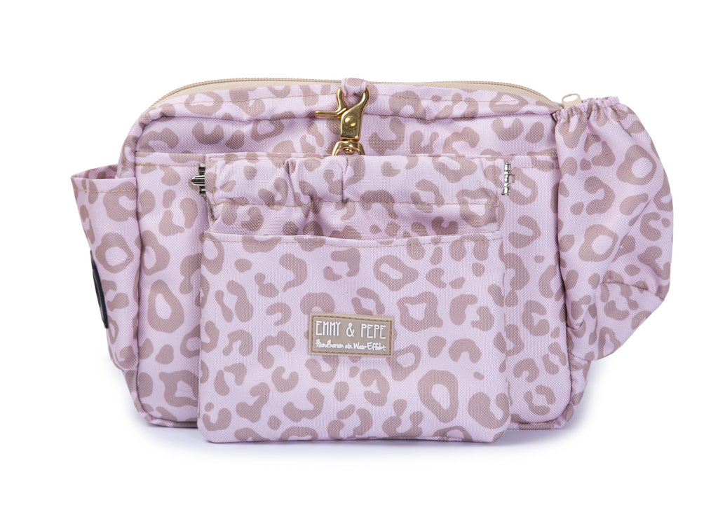 Wau-Pack große Gassitasche, Modell Leo Creme, moderne Leomuster