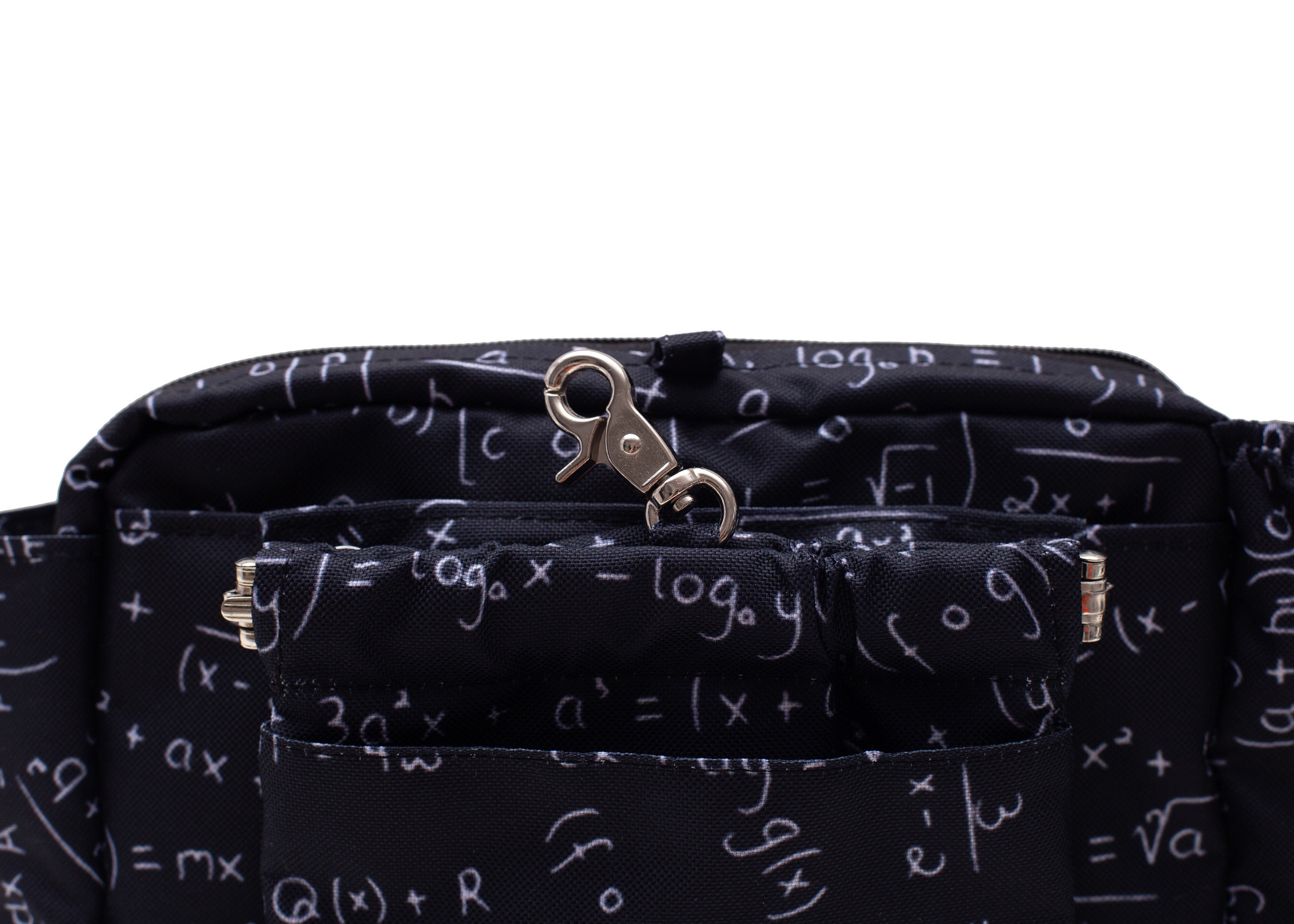 Wau-Pack große Gassitasche, Modell Numbers, Schwarz mit weißen Ziffern und Buchstaben