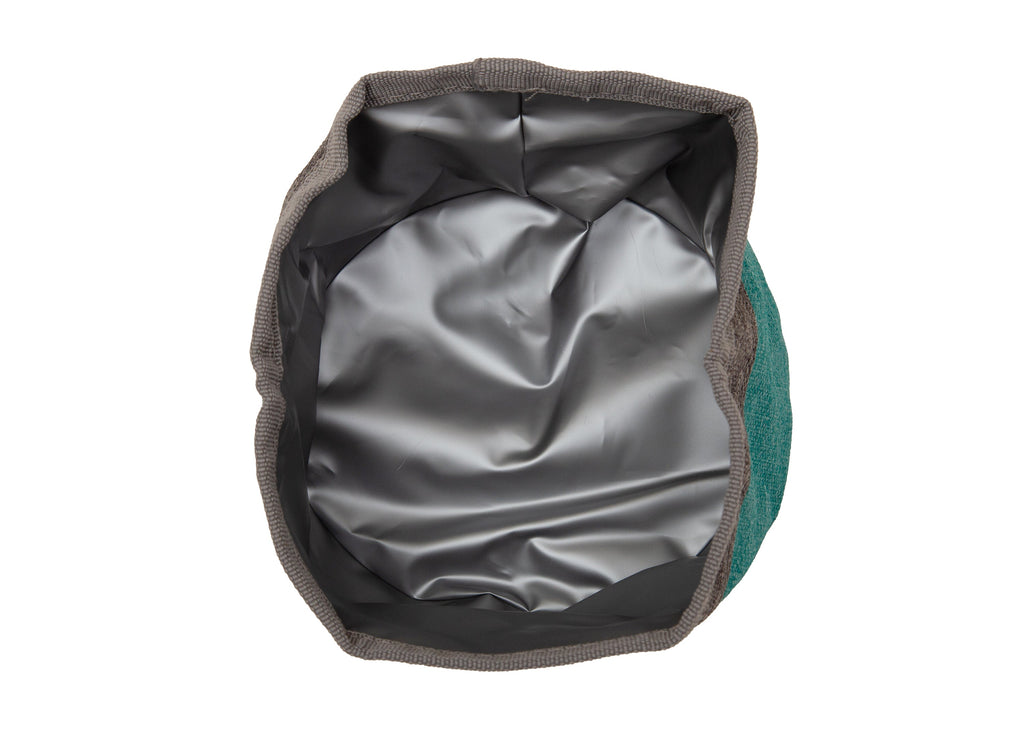 Wau-Schlabber in Petrol - praktischer Reisenapf für Untwegs