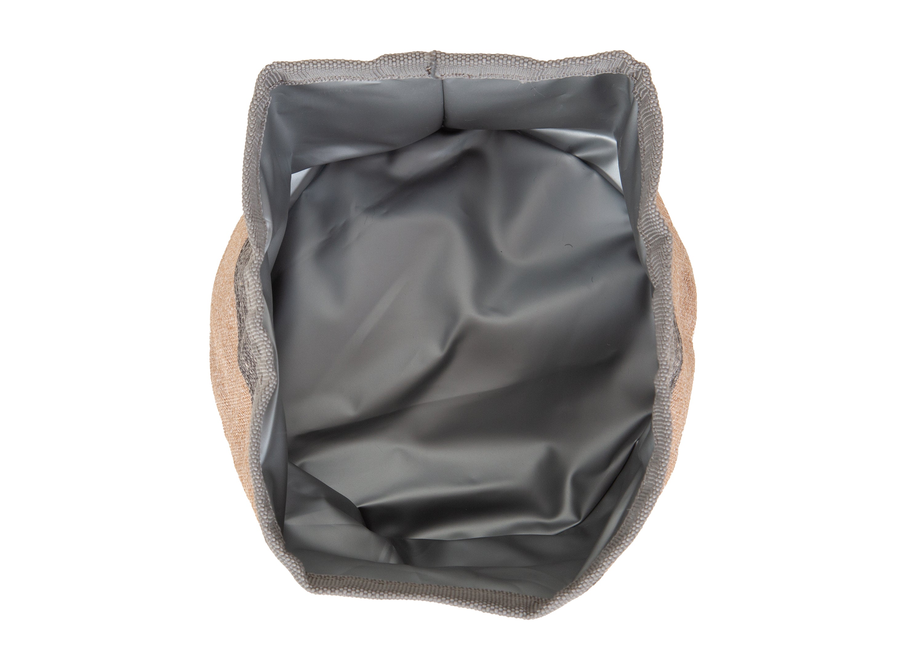 Wau-Schlabber praktischer Reisenapf für Unterwegs in Taupe