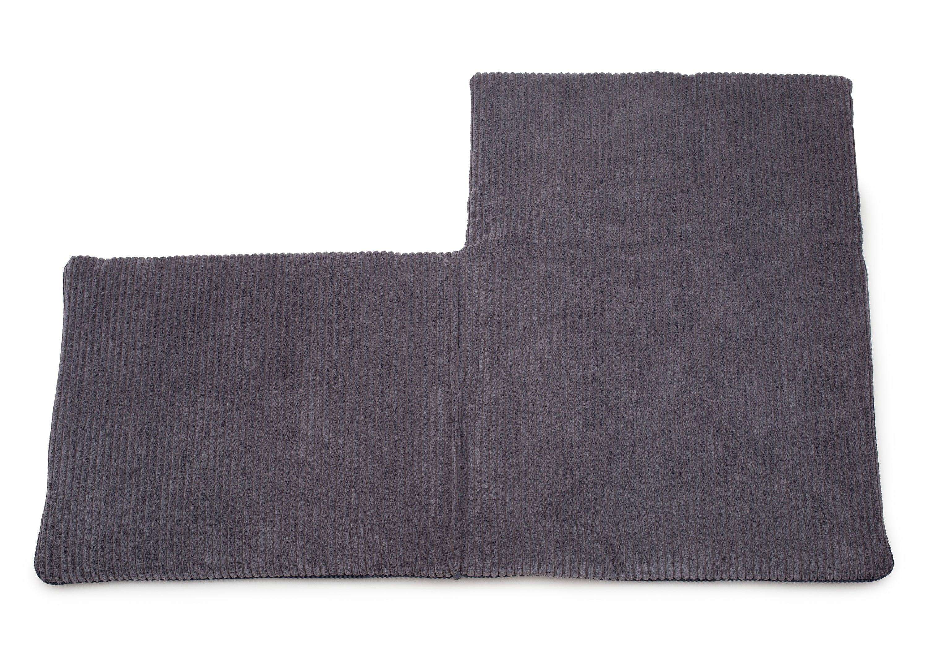 Wau-Snooze Cord Dark GreySofaauflage mit Rand in verschiedenen Größen