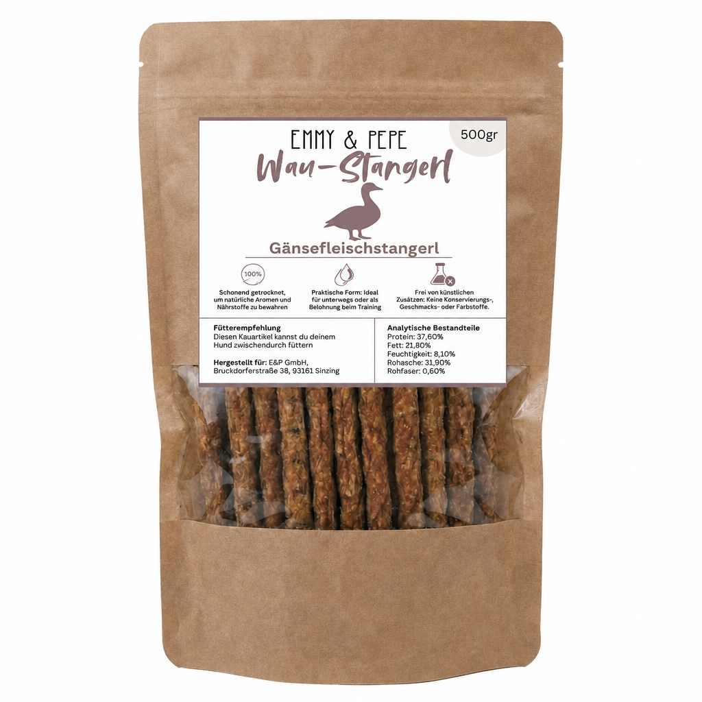 Wau-Stangerl Gänsefleisch-Ministicks