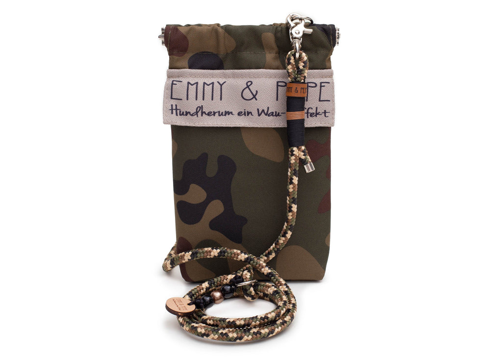 Gassitasche Wau-to-go Rock me in Camouflage mit Schultergurt & mehreren Fächern