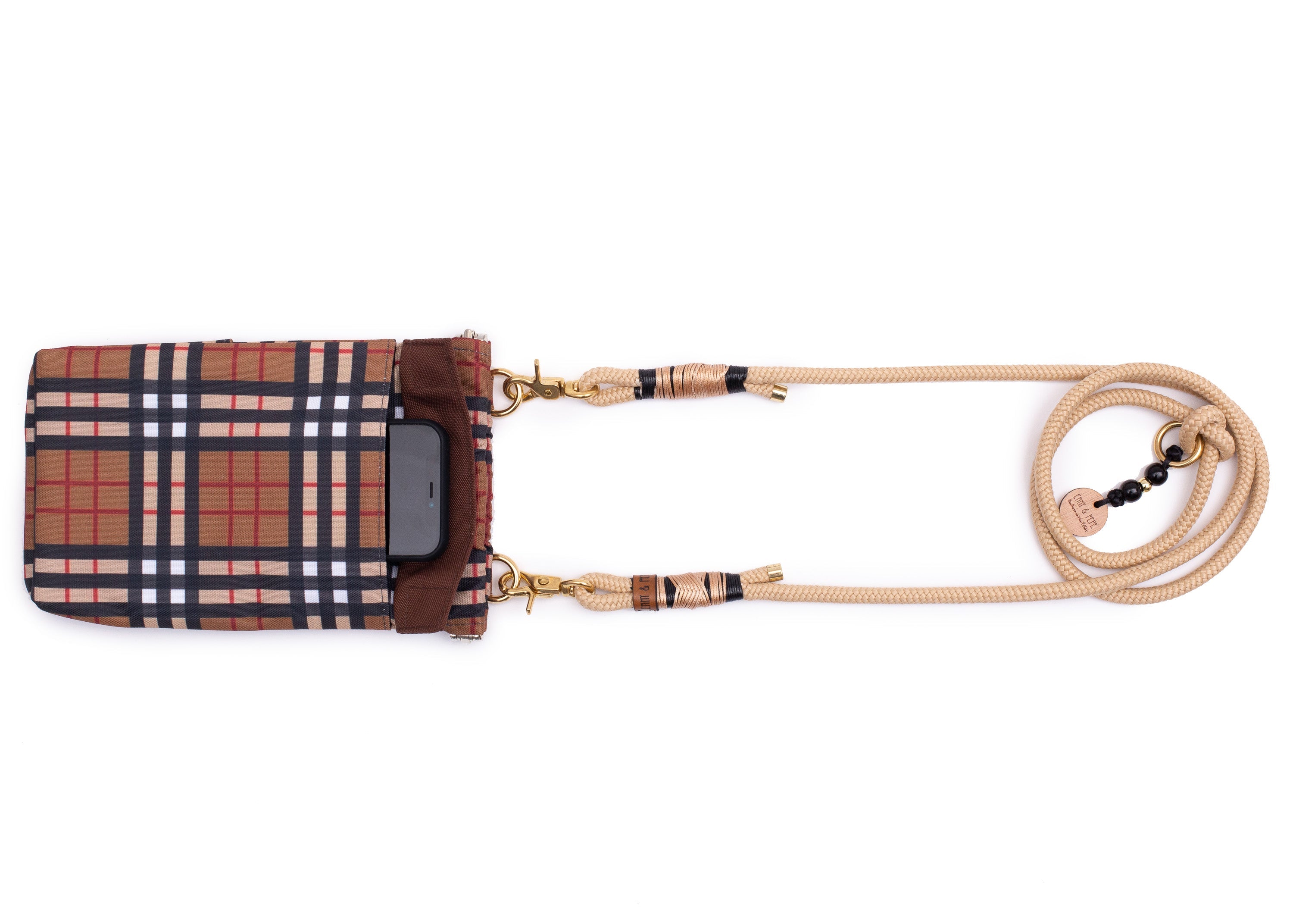 Wau-to-go Gassitasche, Modell  Sherlock, praktischer Umhängegurt und viele Fächer