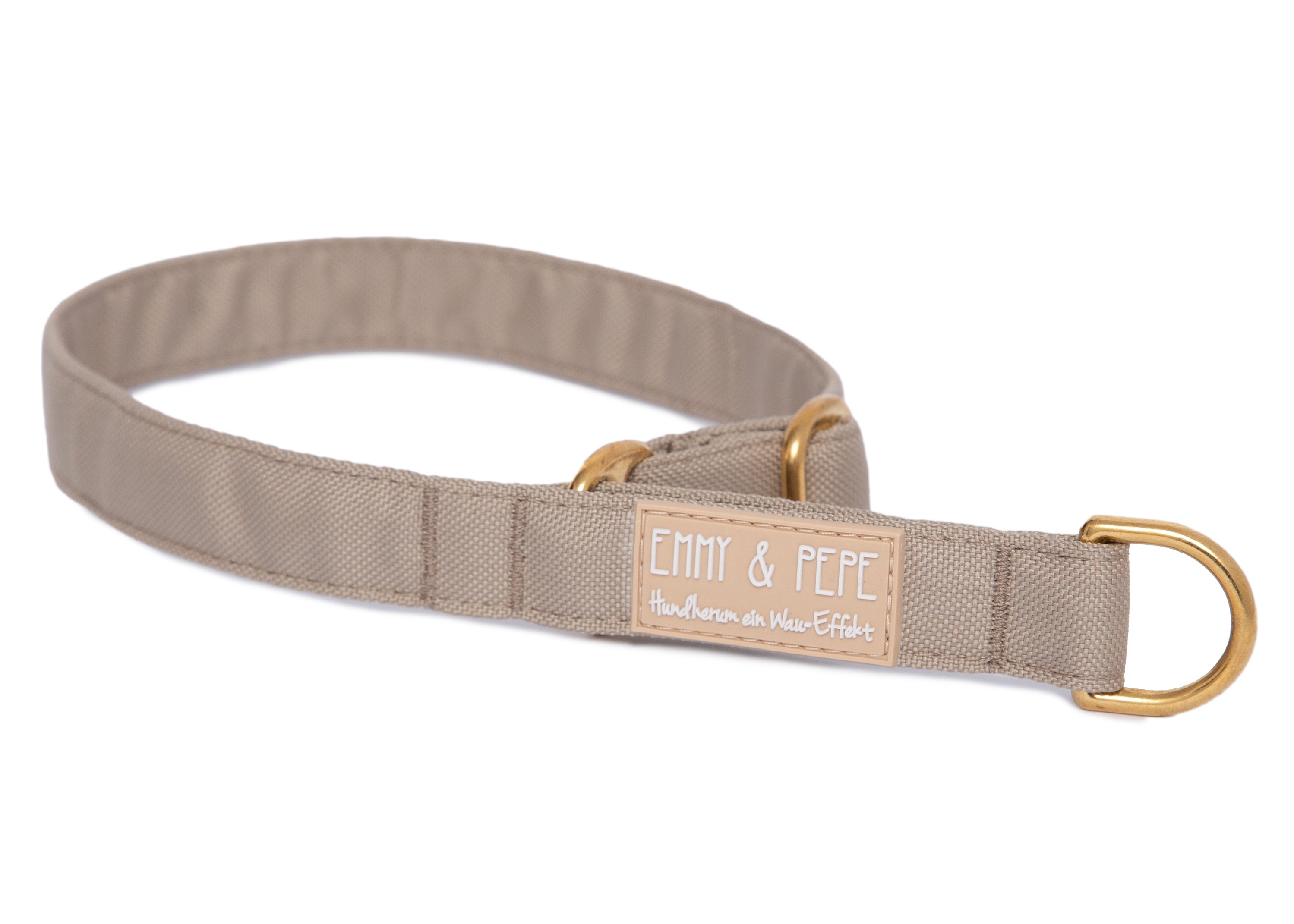 Zugstopp-Halsband für Hunde, Modell  Heidi 1.5cm,2cm,3cm,4cm Rosy Brown