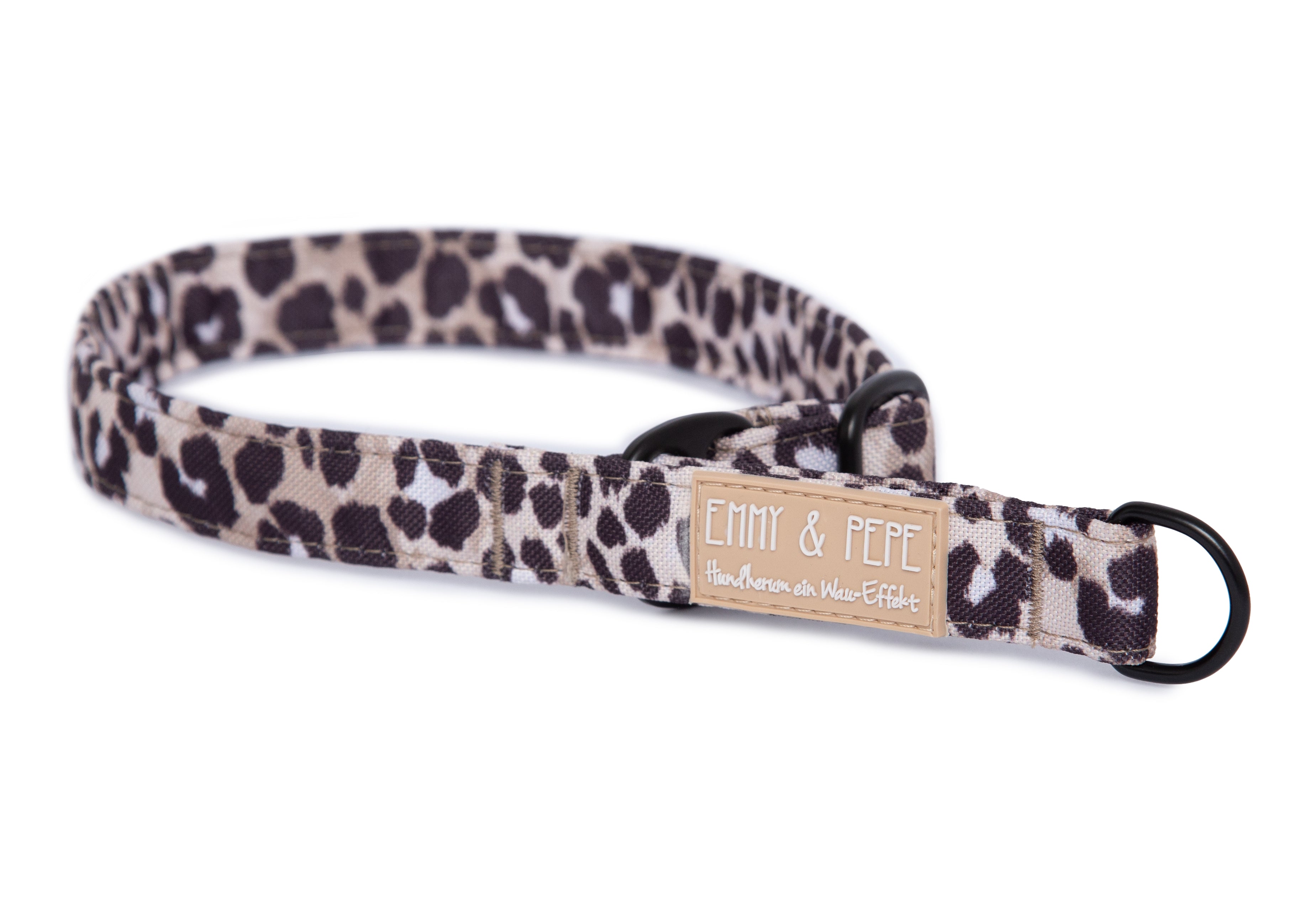 Zugstopp-Halsband Leo Dark 1.5cm,2cm,3cm,4cm Gray