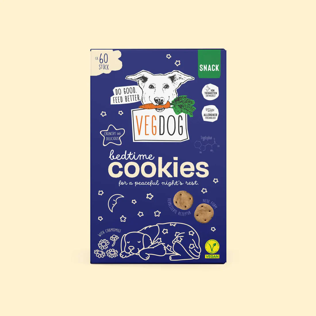 VegDog Bedtime Cookies 400g
