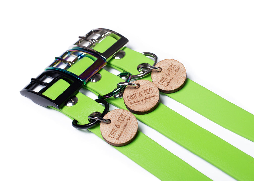 Biothane Halsband Limette