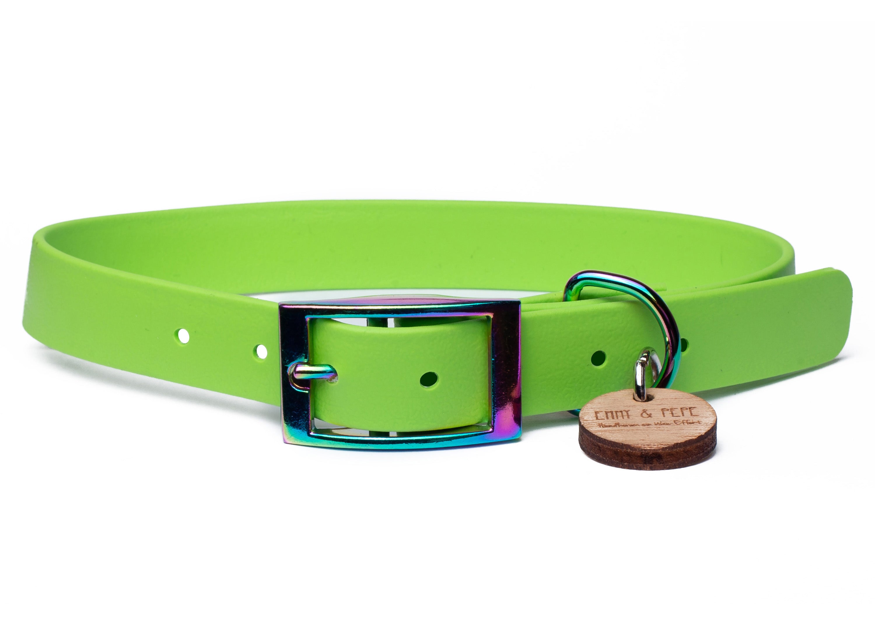 Biothane Halsband Limette