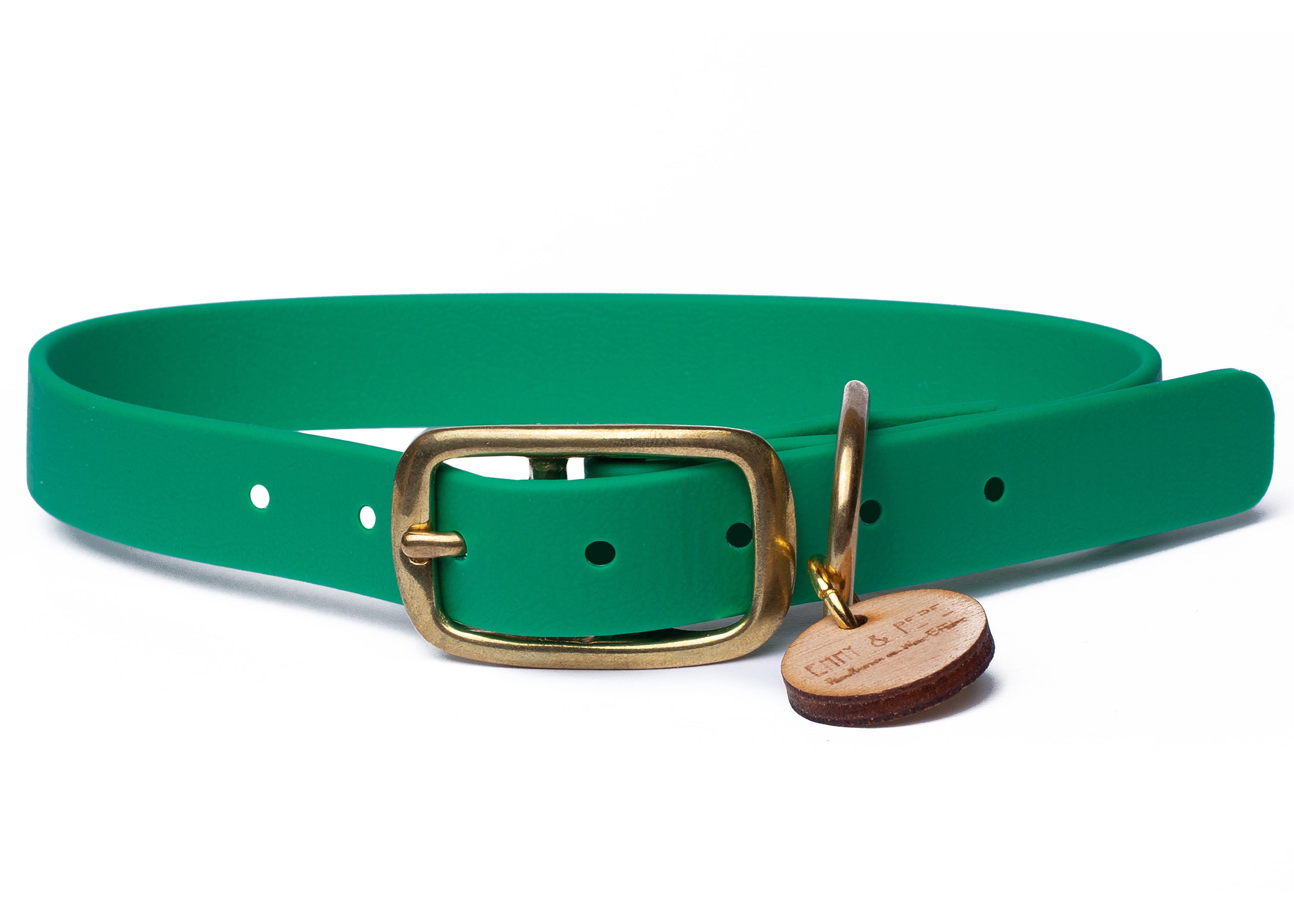 Biothane Halsband Froschgrün