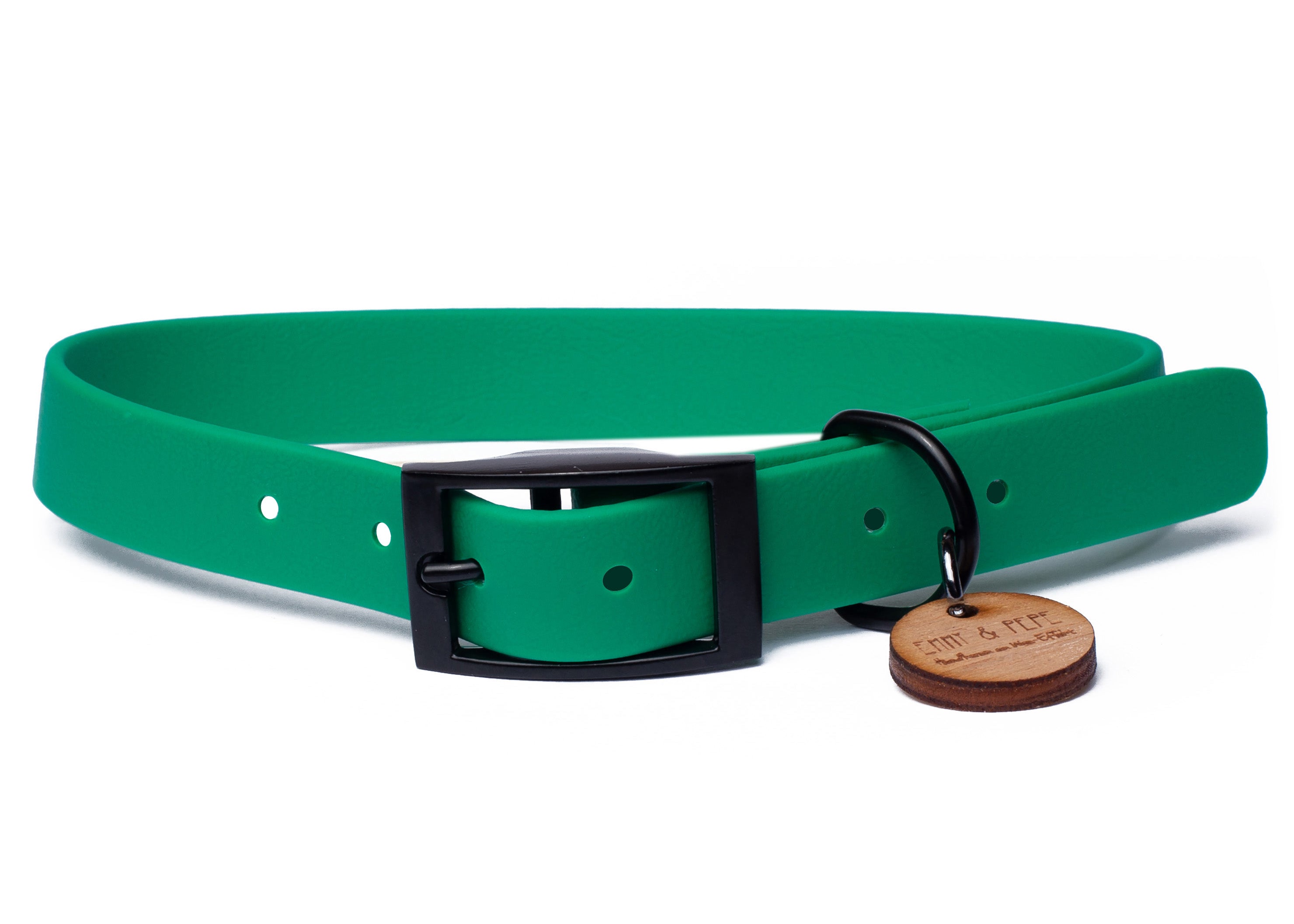 Biothane Halsband Froschgrün