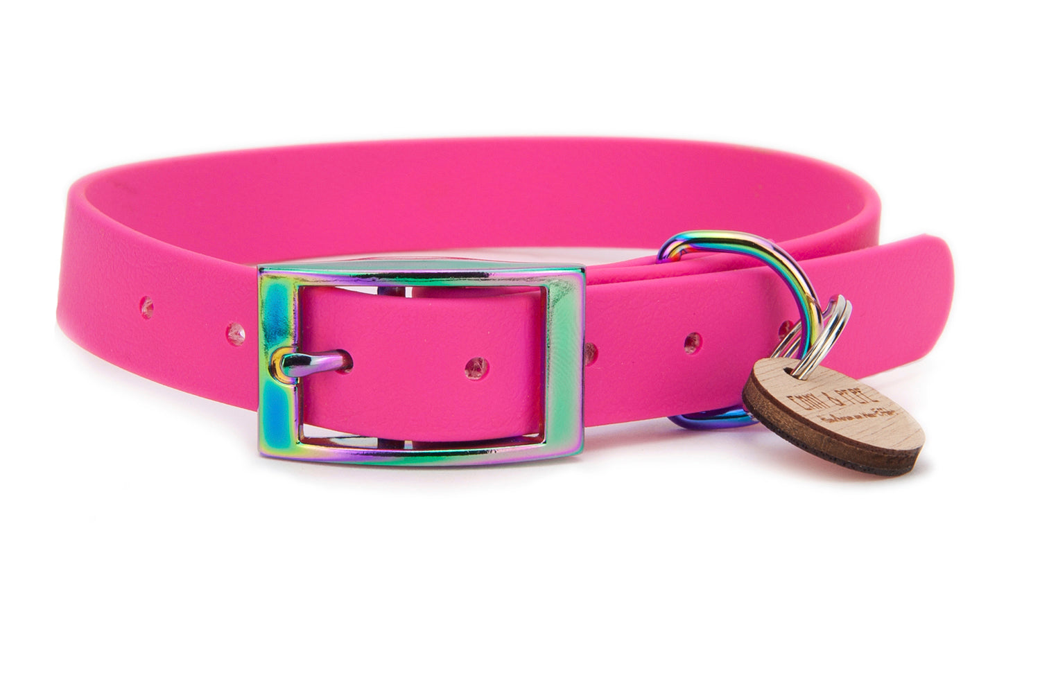 Biothane Halsband Pink