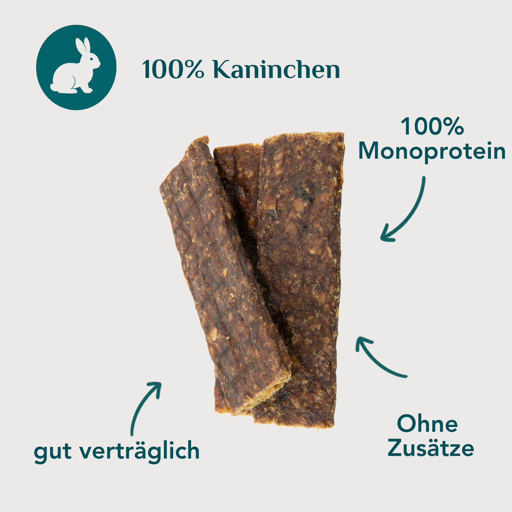 Wau-Stangerl Kaninchenfleisch-Streifen