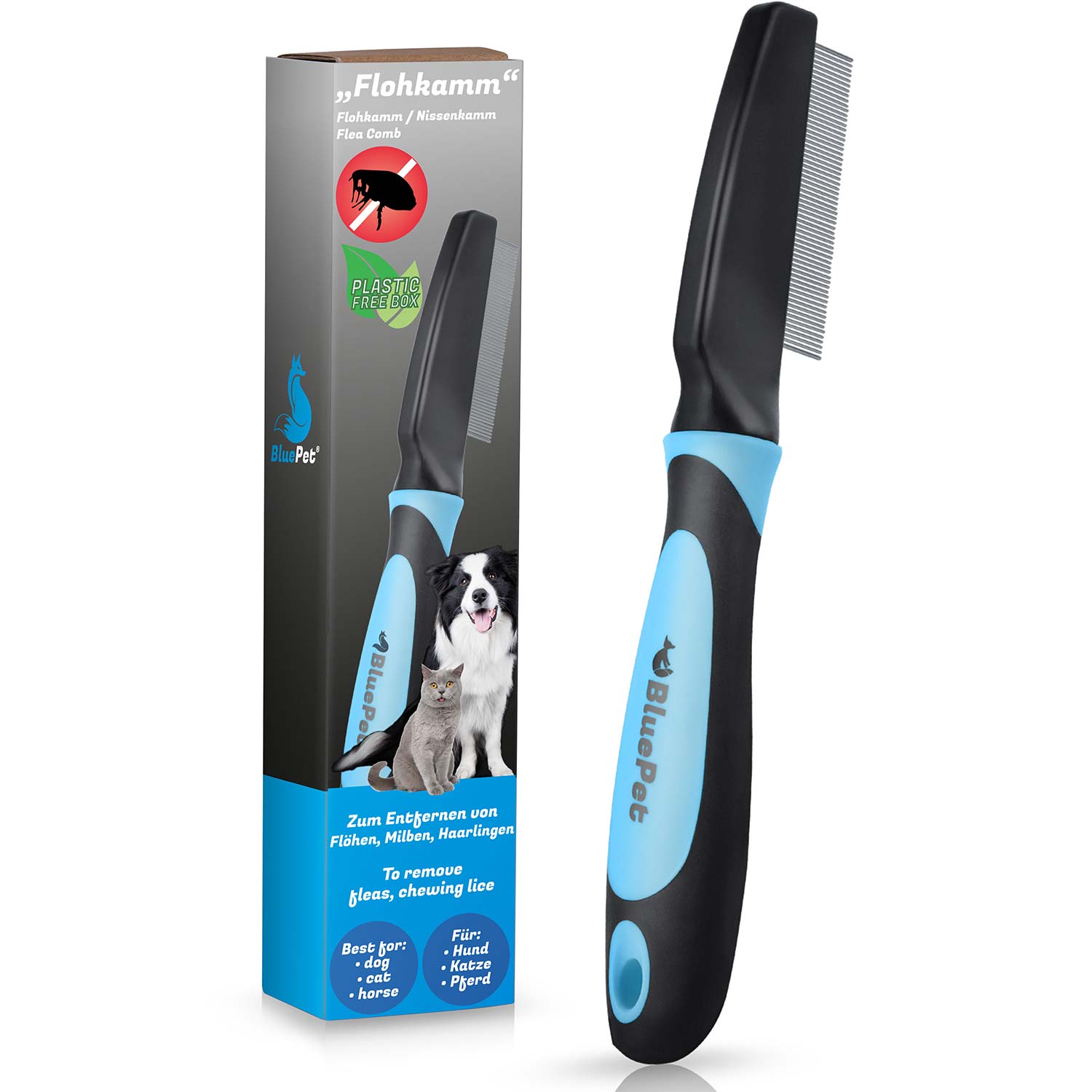 BluePet Flohkamm