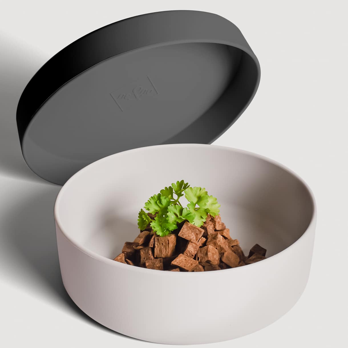 ne&no® Silikon-Futternapf mit Deckel für Hunde & Katzen– MIX