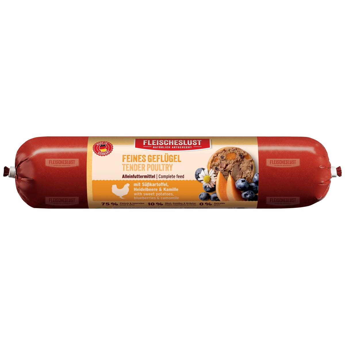 Fleischeslust Feines Geflügel (+Süßkartoffel, Heidelbeere, Kamille)