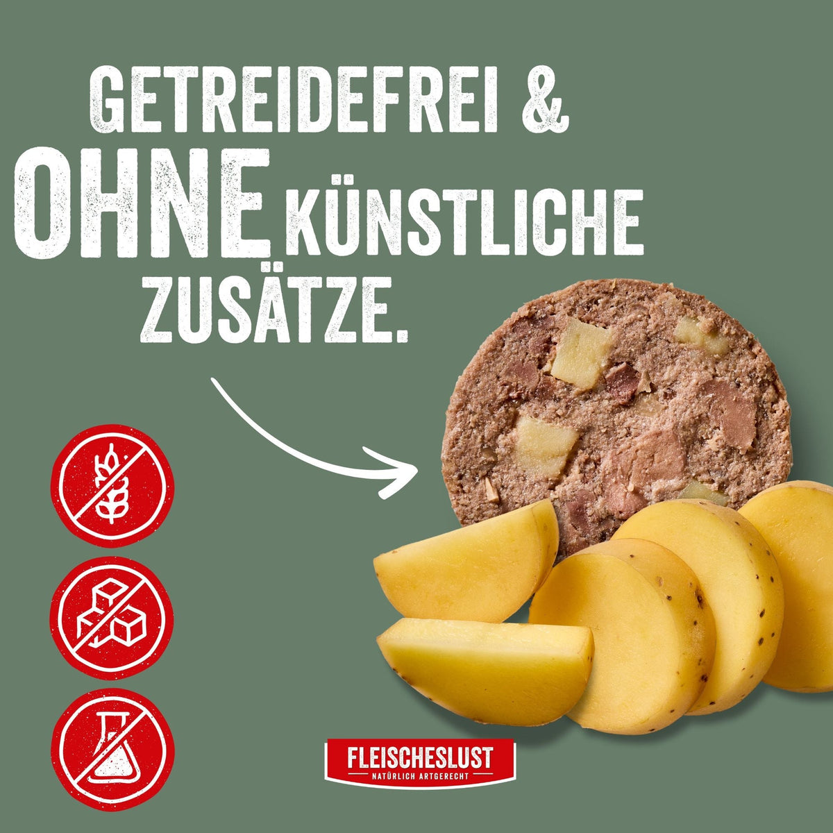 Fleischeslust Pures Lamm mit Kartoffel