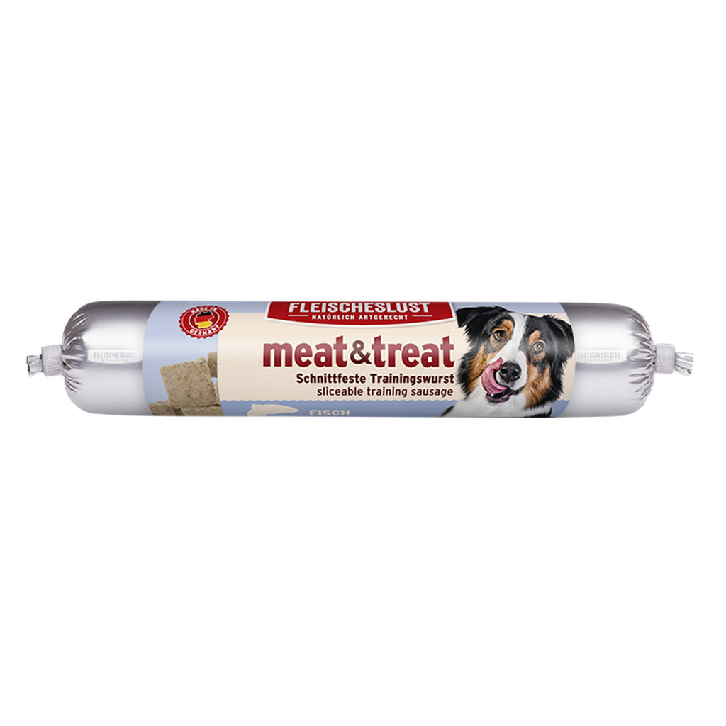 Fleischeslust Meat & Treat Trainingswurst - Fisch 80g
